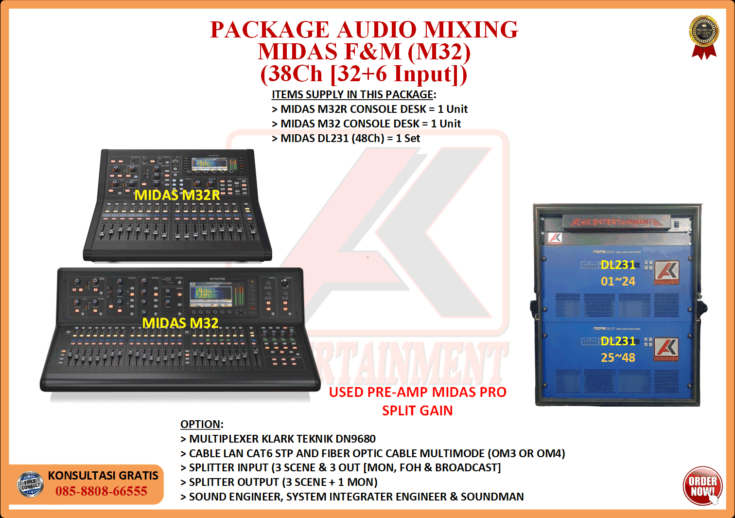 Package Midas M Series